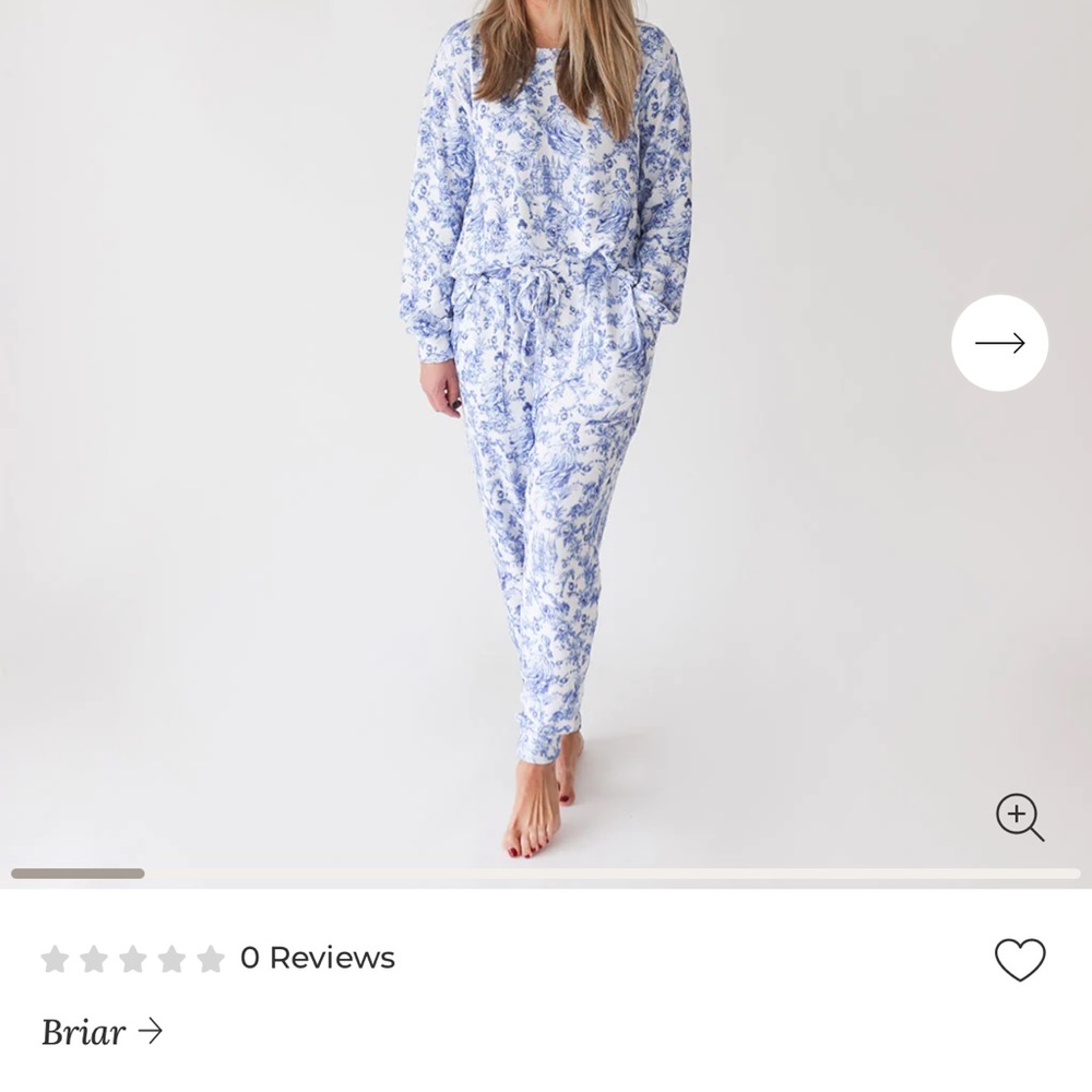 COPY - Briar- Women's Pacci™ Long Sleeve Lounge Set M